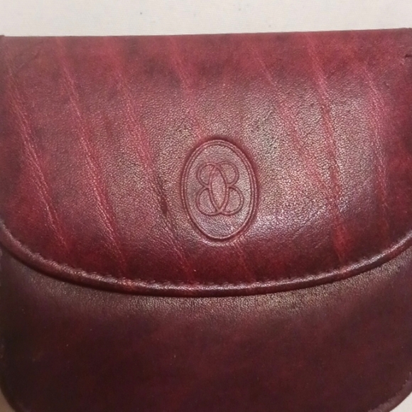 Buxton Burgundy Leather Wallet and Change Purse - Picture 10 of 14